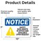 Signmission 7 in Height, 10 in Width, Vinyl Decal, Rectangle OS-2PACK-NS-D-710-L-18141 - alternate 5